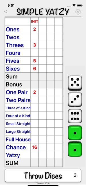 Simple Yatzy(圖3)-速報App