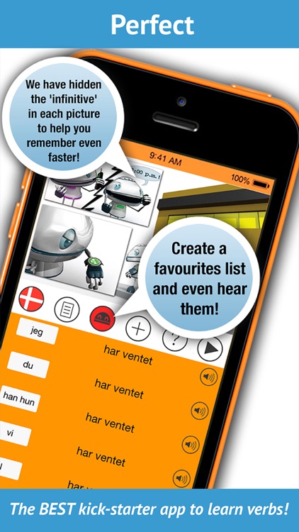 Learn Danish Verbs - LearnBots screenshot-4
