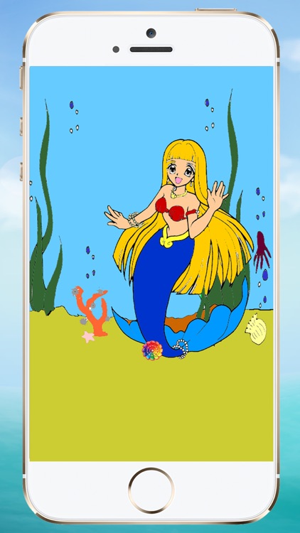 Coloring Book Mermaids screenshot-4