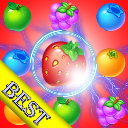 Sweet Fruit Candy Blast Match3 icon