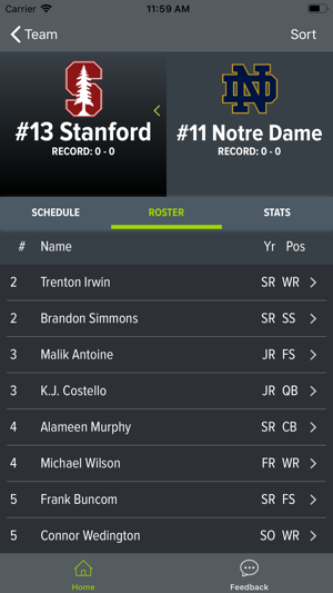 Notre Dame Football(圖4)-速報App