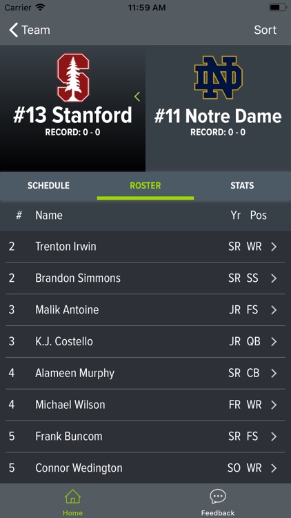 Notre Dame Football screenshot-3