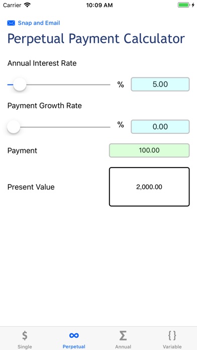 FinCalc TVM screenshot 2