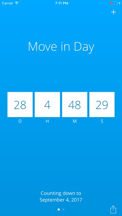 Dwindle: Minimalistic Countdown