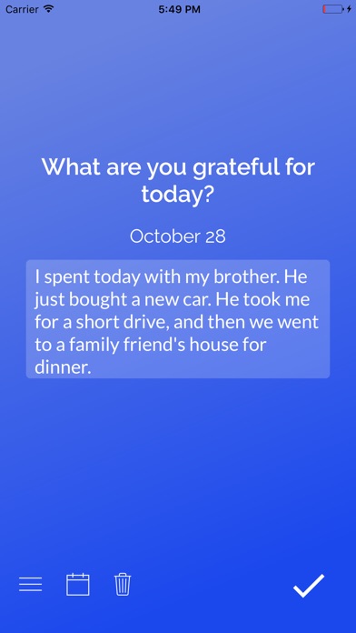 Grateful: Give Thanks Daily screenshot 2