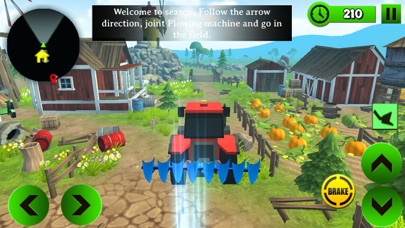 Block Farming Tractor Sim screenshot 2