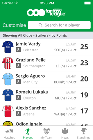 Fantasy League screenshot 2