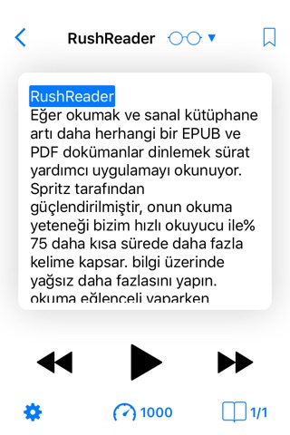 Reading with RushReader screenshot 4