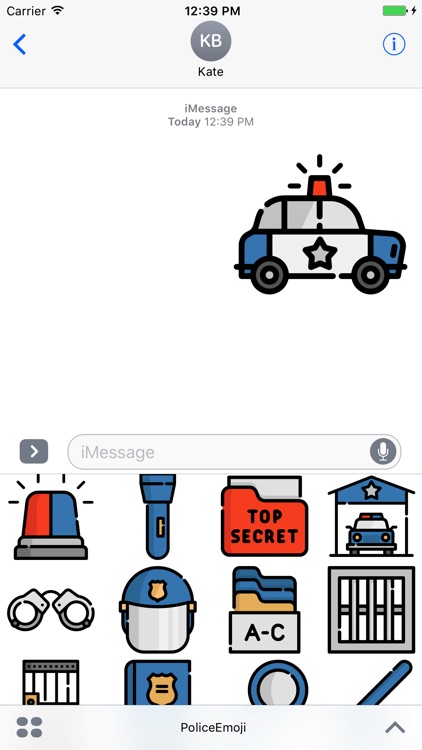 PoliceEmoji Stickers