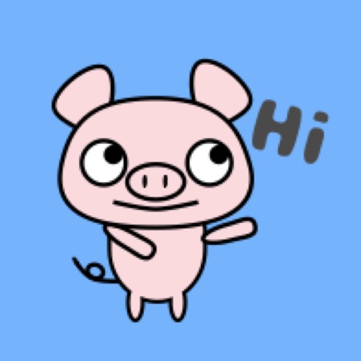 Cute Pig Kawaii emoji icon