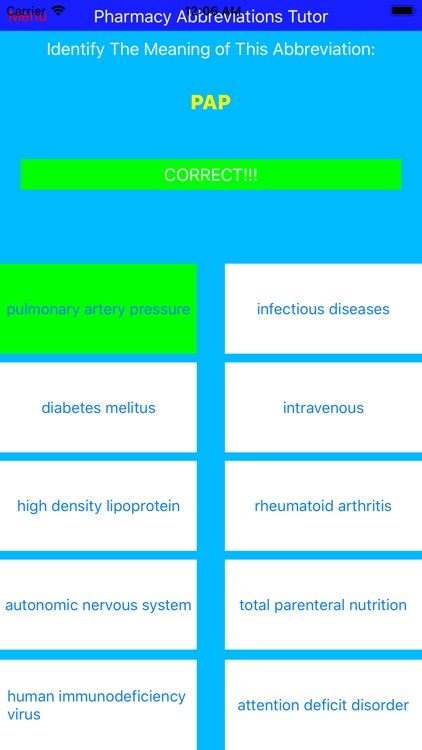 Pharmacy Abbreviations Tutor