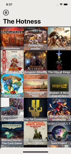 BGG BoardGames Information