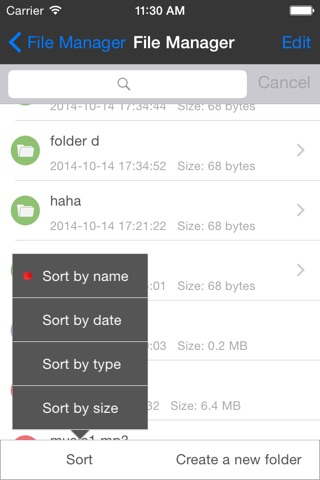 iFile-最专业安全的文件管理&查看工具 screenshot 2