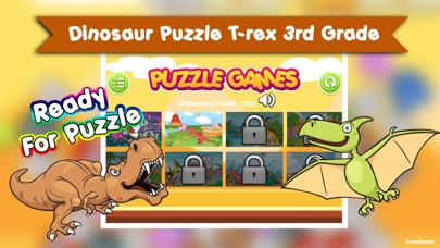 Dinosaur Puzzle Find dino Trex screenshot 3