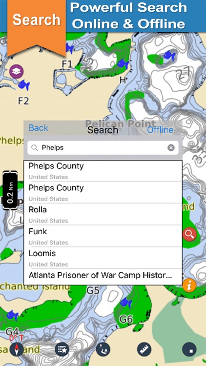Minnetonka Lake gps offline nautical charts