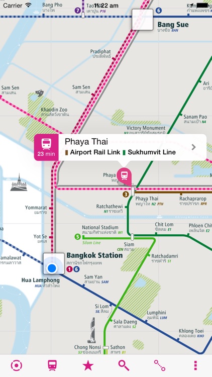 Bangkok Rail Map Lite