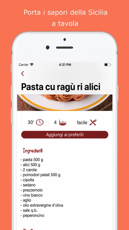 Ricette Sicilia screenshot-4