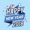 Happy New Year 2018 - stickers