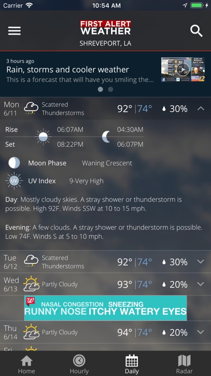 KSLA 12 First Alert Weather screenshot-4