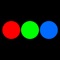 R/G/B is a deceptively simple stacking game with a repeating sequence of red, green, and blue shapes
