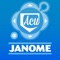The AcuEdit app allows you to edit Janome embroidery designs on your iPad using Wi-Fi