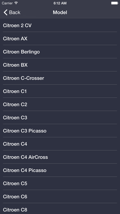 TechApp for Citroën
