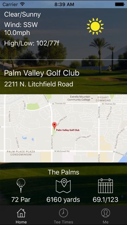 Palm Valley Golf Tee Times