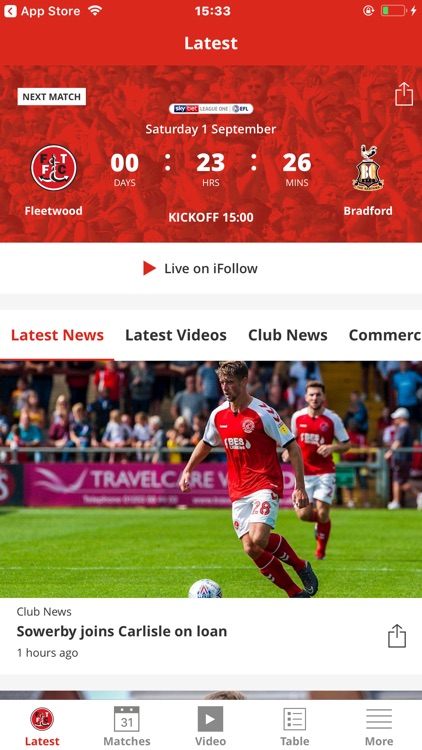 Fleetwood Town Official App