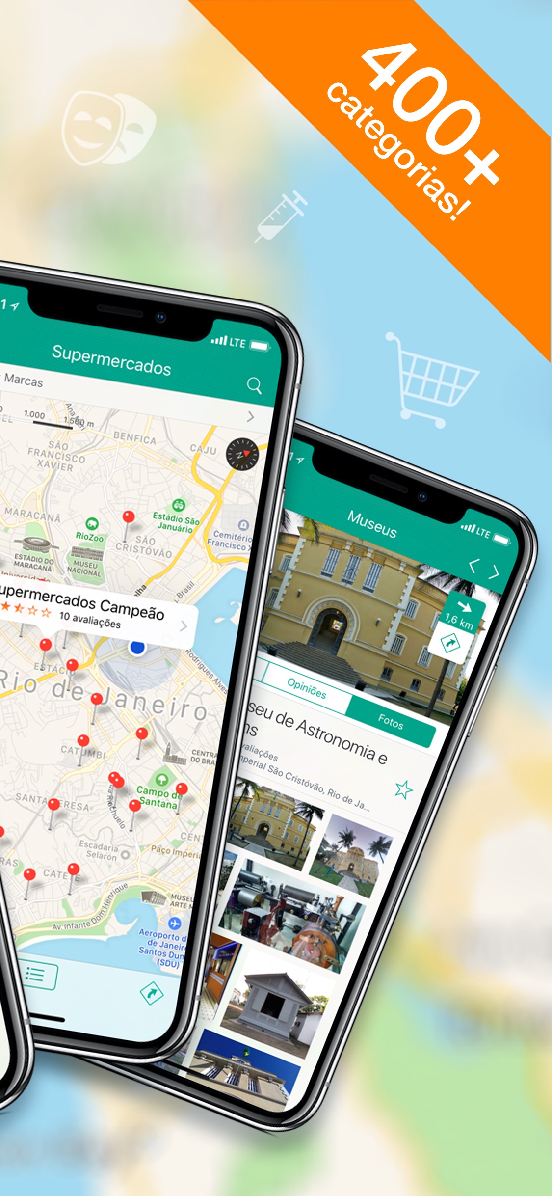 Screenshot do app Para Onde? (Where To?)