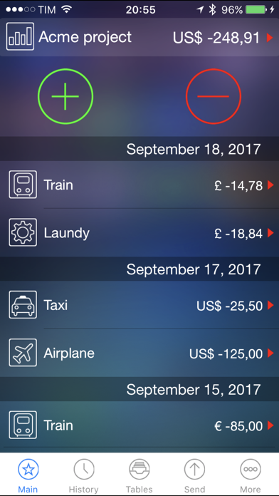 Live Expenses Gold - Expense tracker - money manager and cash flow Screenshot 1