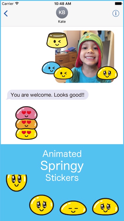 Animated Springy Stickers