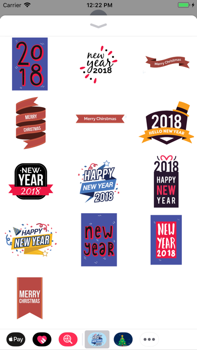 Happy New Year 2018 - stickersのおすすめ画像4