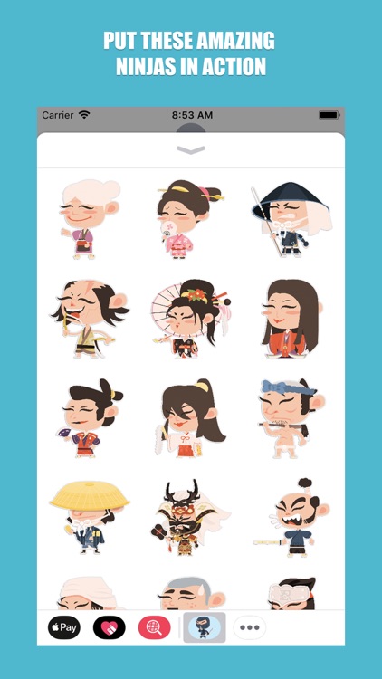 Samurai Stickers Too