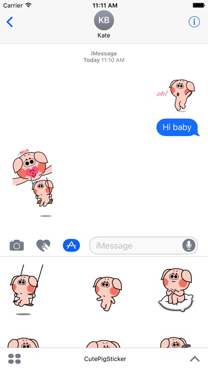 Laughing Pig Animated Stickers screenshot-4