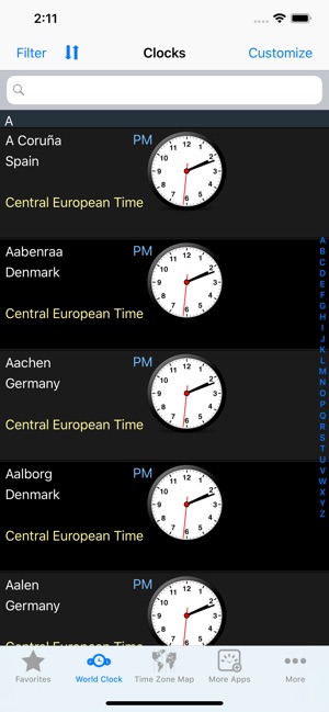 World Clock – Time Zones(圖4)-速報App