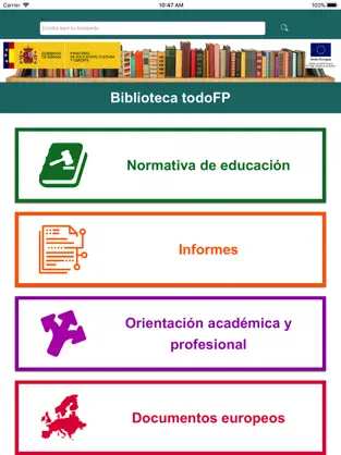 Captura 2 Biblioteca TodoFP iphone