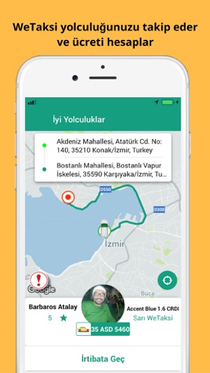 WeTaksi - İzmir'de Taksi Cepte(圖4)-速報App