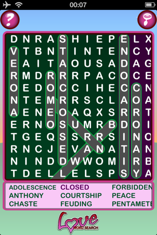 Epic Love Word Search - huge Valentine's word game - náhled
