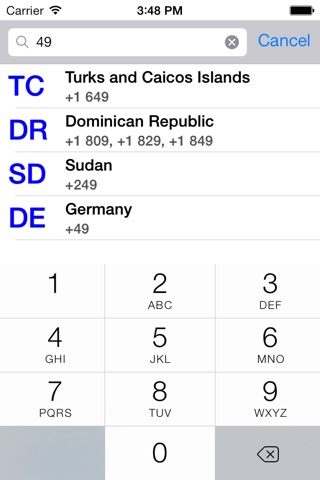 Country Code Directory screenshot 3