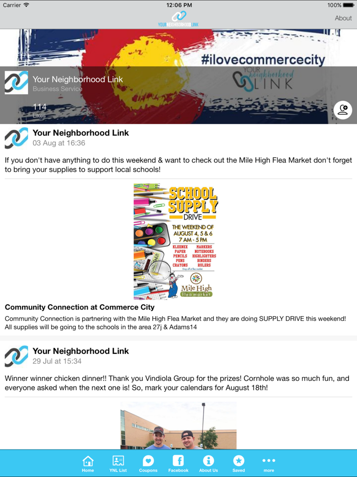 Your Neighborhood Link App