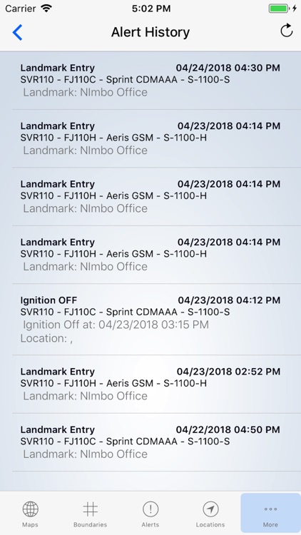 Nimbo Tracking for iPhone