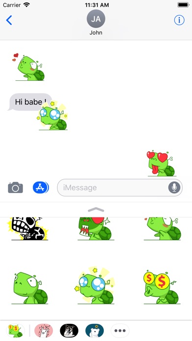 Turtle Animated Stickers screenshot 3