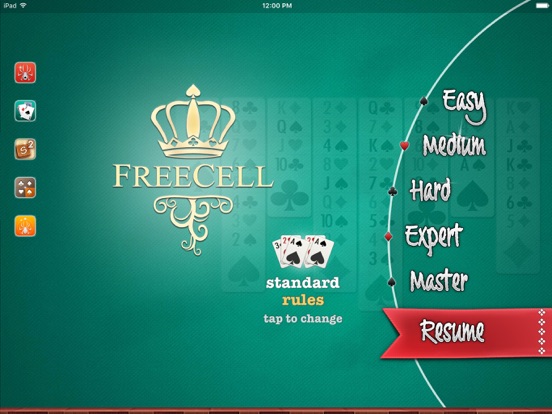 Change difficulty on freecell free