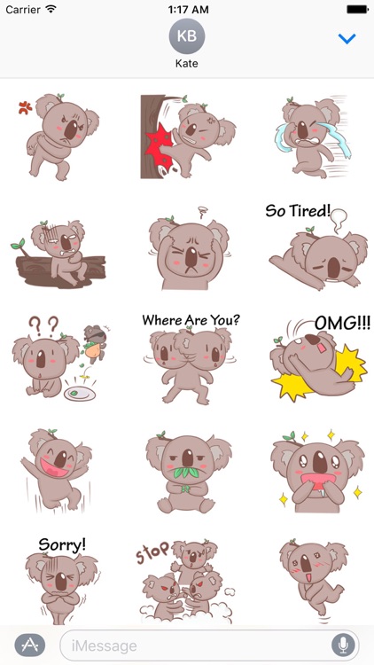 Cute Koala Koalamoji Sticker