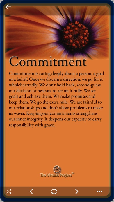 Virtues Reflection Cards screenshot1