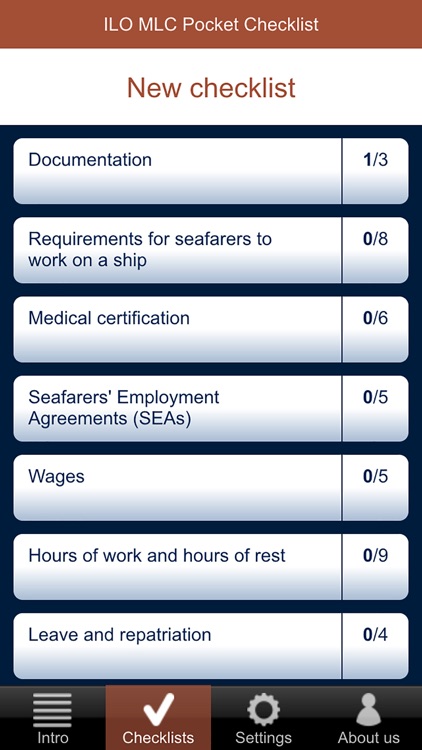 ILO MLC Pocket Checklist