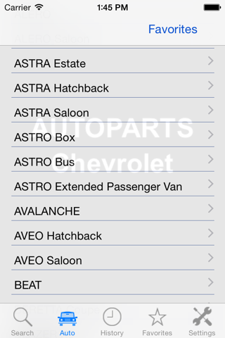 Autoparts for Chevrolet screenshot 3