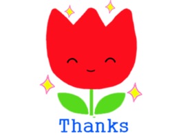 It is a sticker of cute flowers