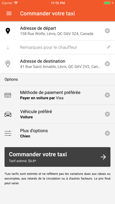 Taxi Lévis 4000 screenshot 2