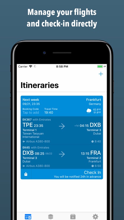 Boarding Pass Flight Check In